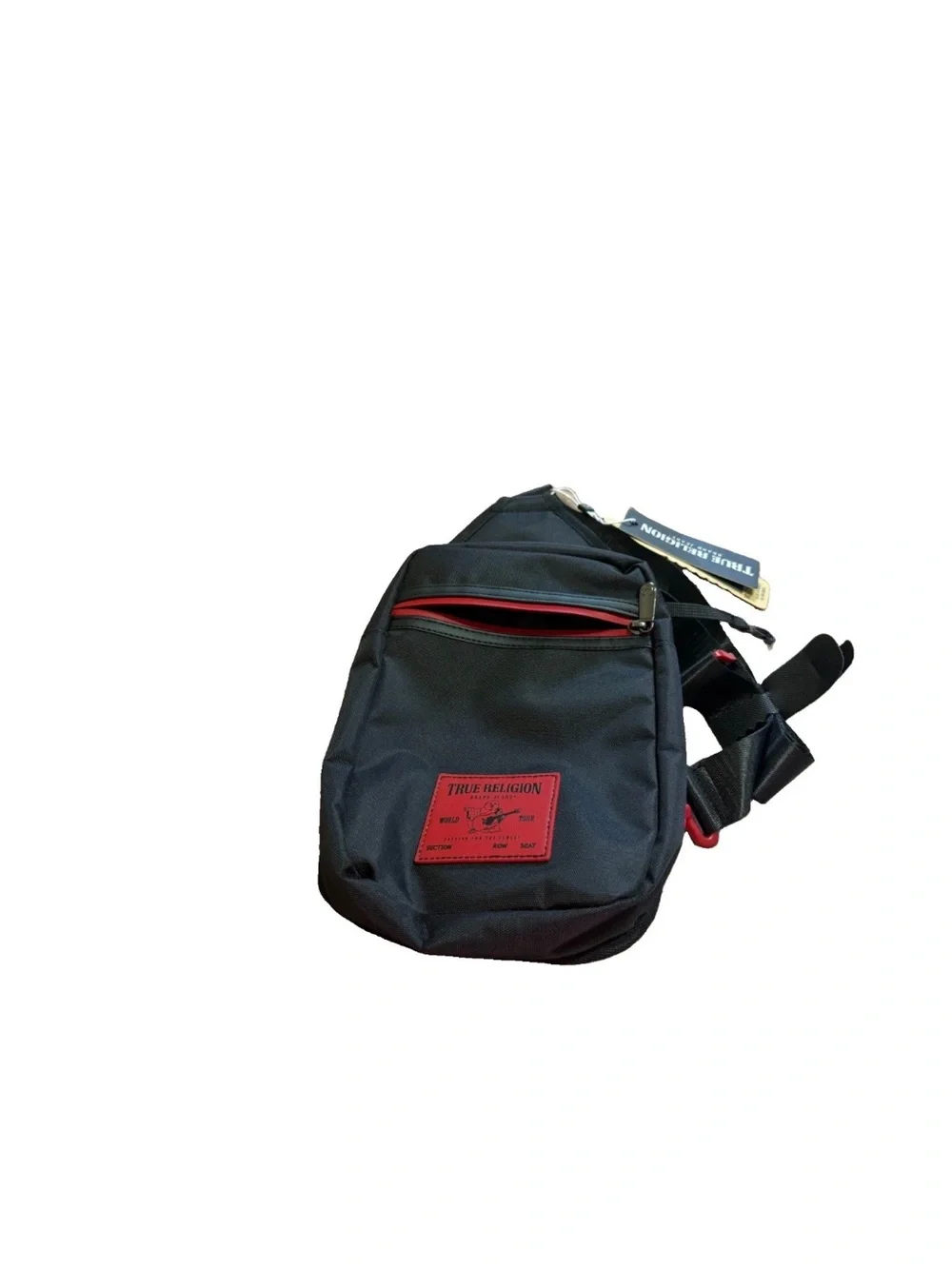 TRUE RELIGION Sling Bag Yeta 2.0 Ripstop BRAND-NEW Black /Red Color